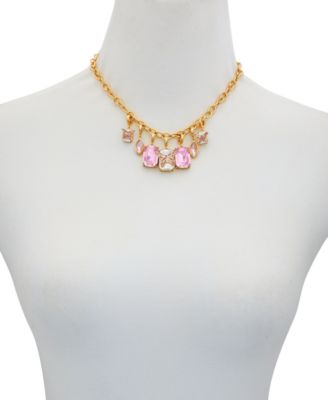 Mixed Stone Butterfly Statement Necklace, Drop Earrings & 3-Pc. Stretch Bracelet Set