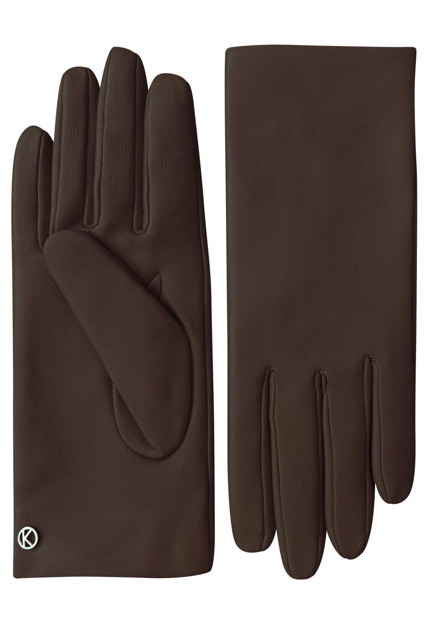 Women`s Premium Lamb Leather Touchscreen Gloves Style Lola Cashmere Lining