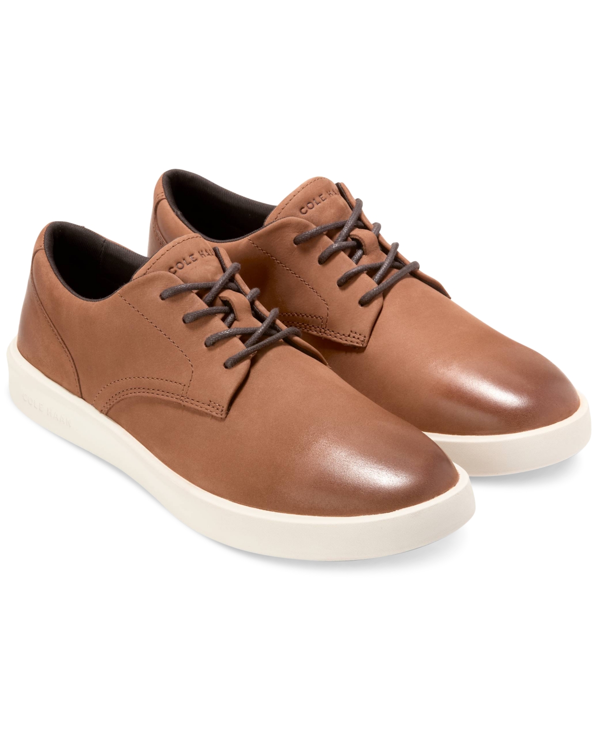 Cole Haan Grand Crosscourt Daily Plain Toe Sneaker In Brown