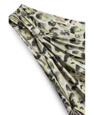 Women's One Shoulder Printed Maxi Dress