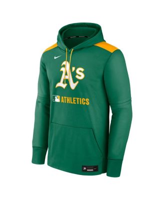 Men's Kelly Green Athletics Authentic Collection Performance Pullover Hoodie