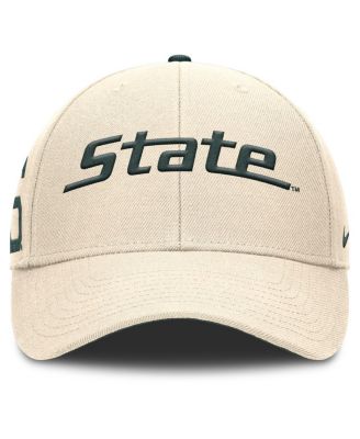 Men's Natural Michigan State Spartans Primetime Rise Adjustable Hat