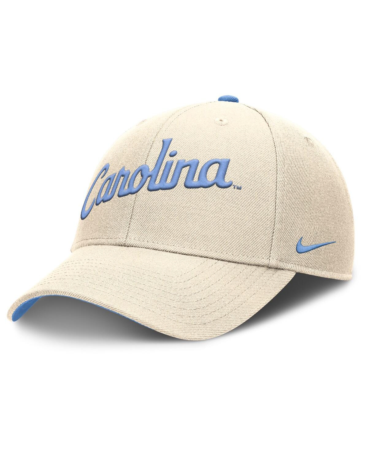 Nike Men's Natural North Carolina Tar Heels Primetime Rise Adjustable Hat In Natural