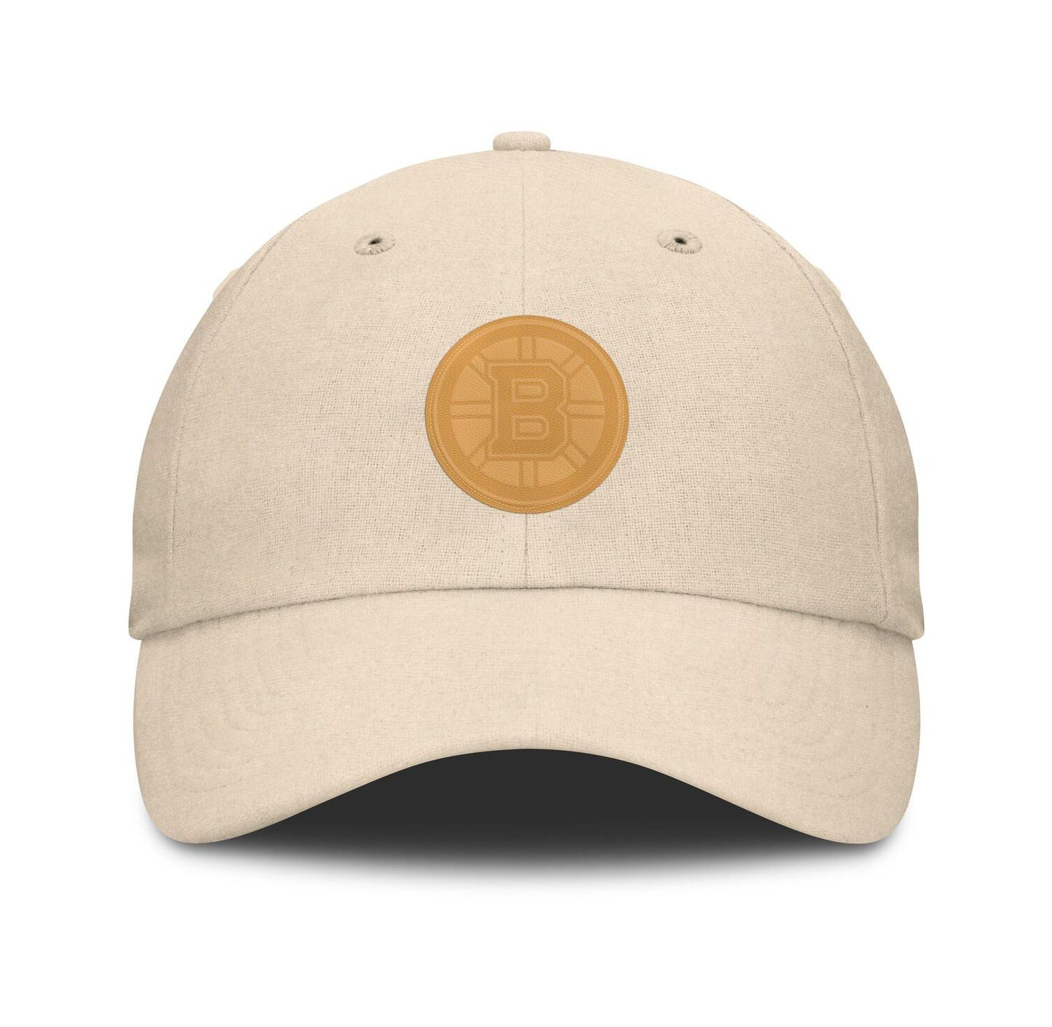 Men's Tan Boston Bruins Front Office Canvas Adjustable Hat