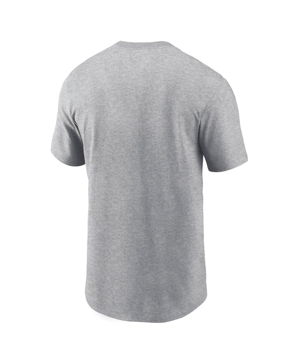Nike Men's Heather Gray Miami Dolphins Local Essential T-shirt In Gray