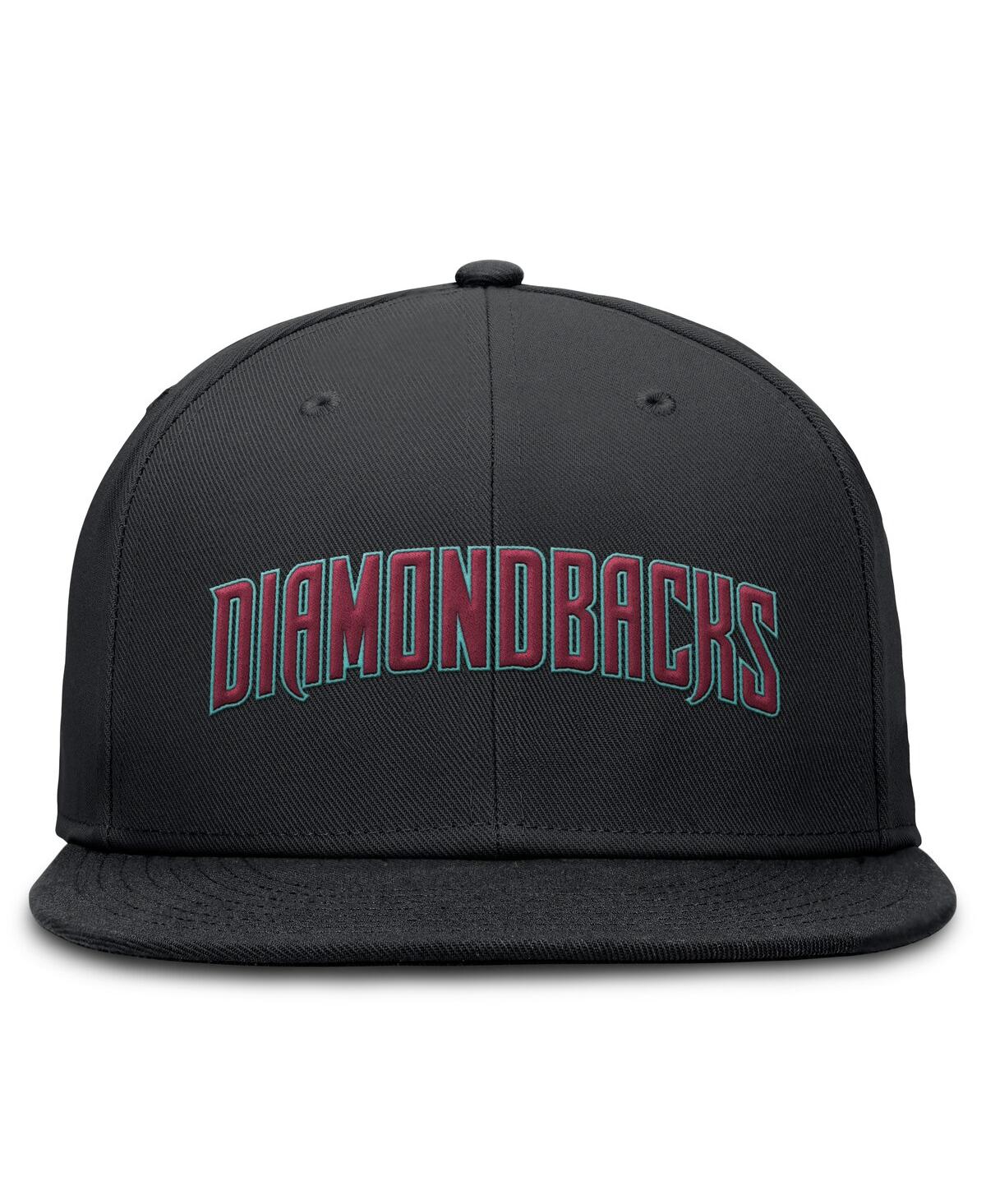 Nike Black Arizona Diamondbacks True Performance Fitted Hat In Black