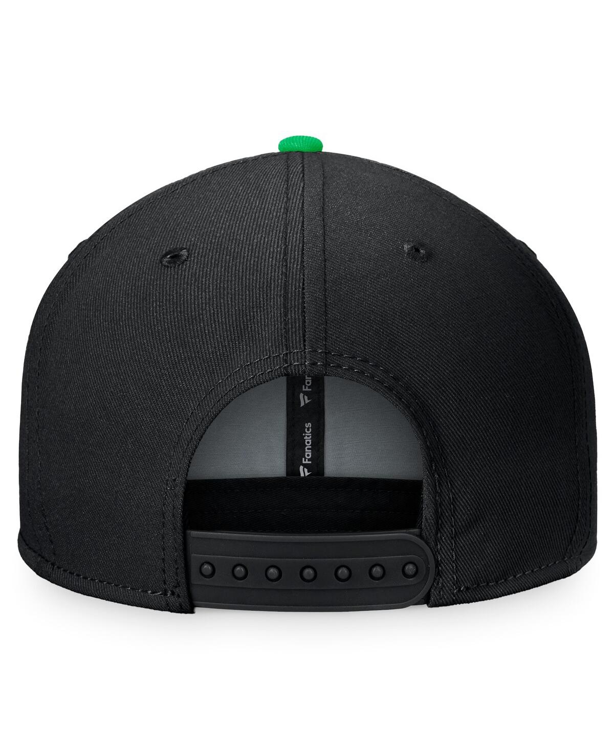 Fanatics Men's Black/green Austin Fc Downtown Snapback Hat In Black,green