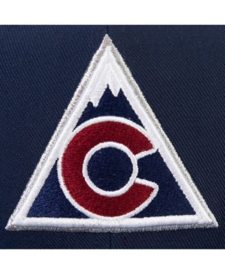 Men's Navy Colorado Avalanche Core Primary Logo Snapback Hat
