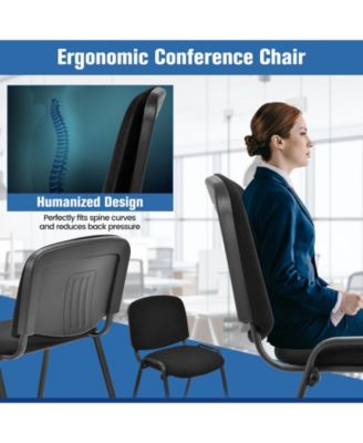 5 Pieces Elegant Conference Office Chair Set for Guest Reception