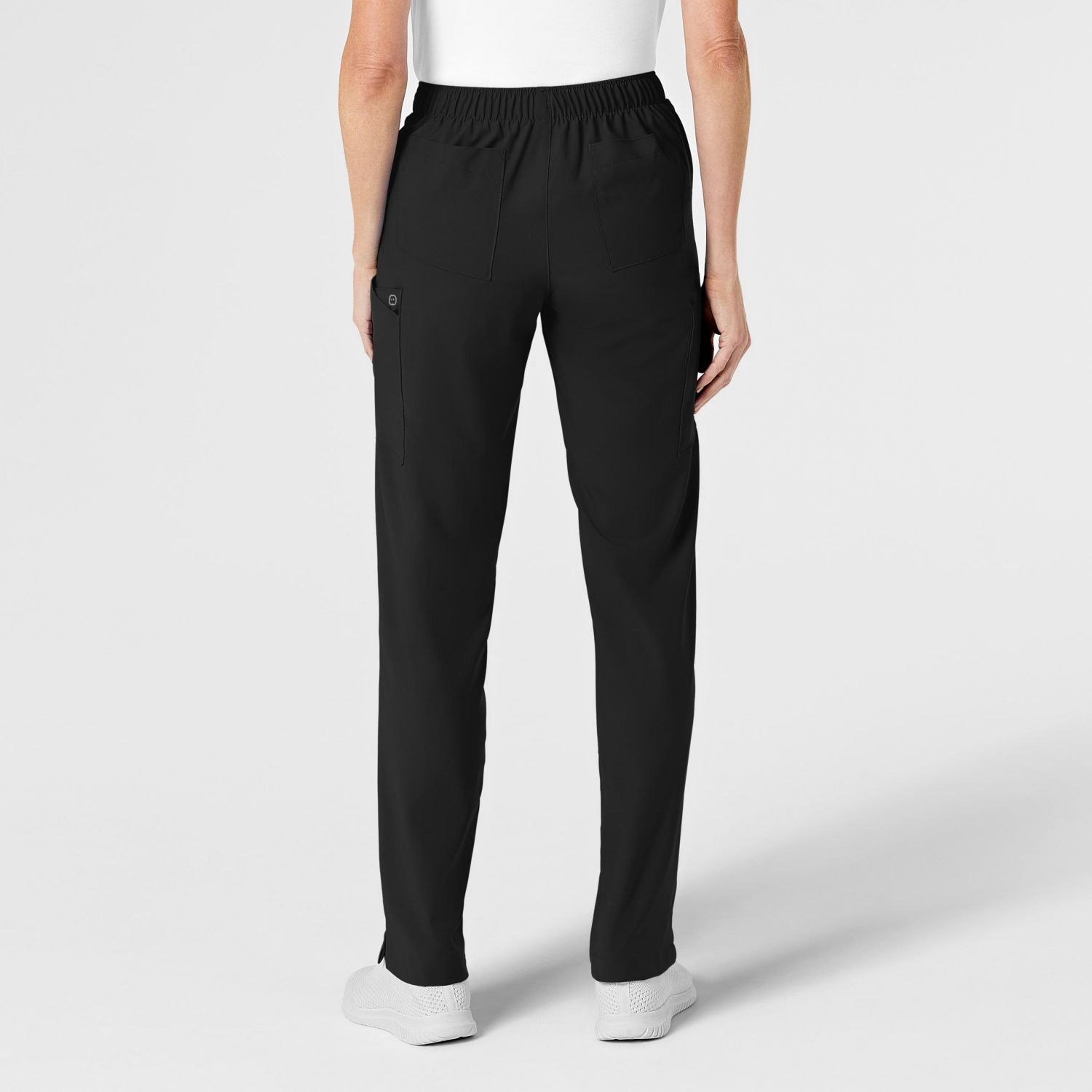 Plus Size W123 Flat Front Cargo Scrub Pant Regular