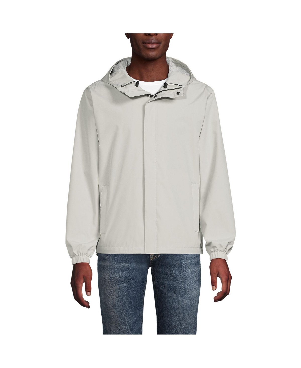 Men's Squall Waterproof Packable Rain Jacket - Lush forest