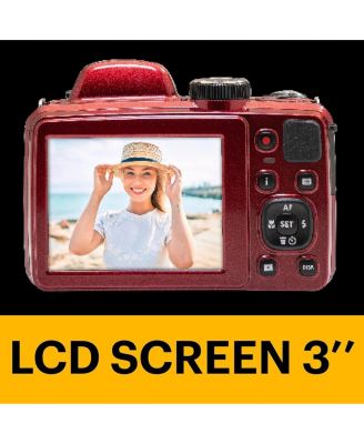 PIXPRO AZ425 Astro Zoom 20MP Full HD Digital Camera, Bundle with 32GB Memory Card and Camera Bag