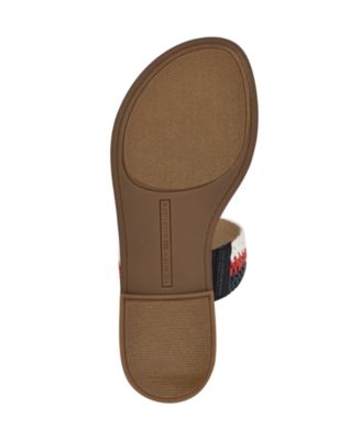 Women's Gojia Braided T-Strap Slip-On Flat Sandals