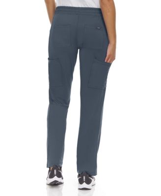 Plus Size Scrubs Mid Rise Six Pocket Active Yoga Scrub Pants