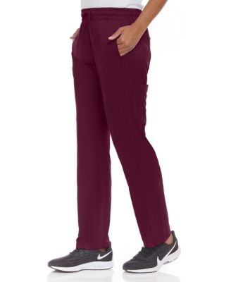 Plus Size Scrubs Mid Rise Six Pocket Active Yoga Scrub Pants