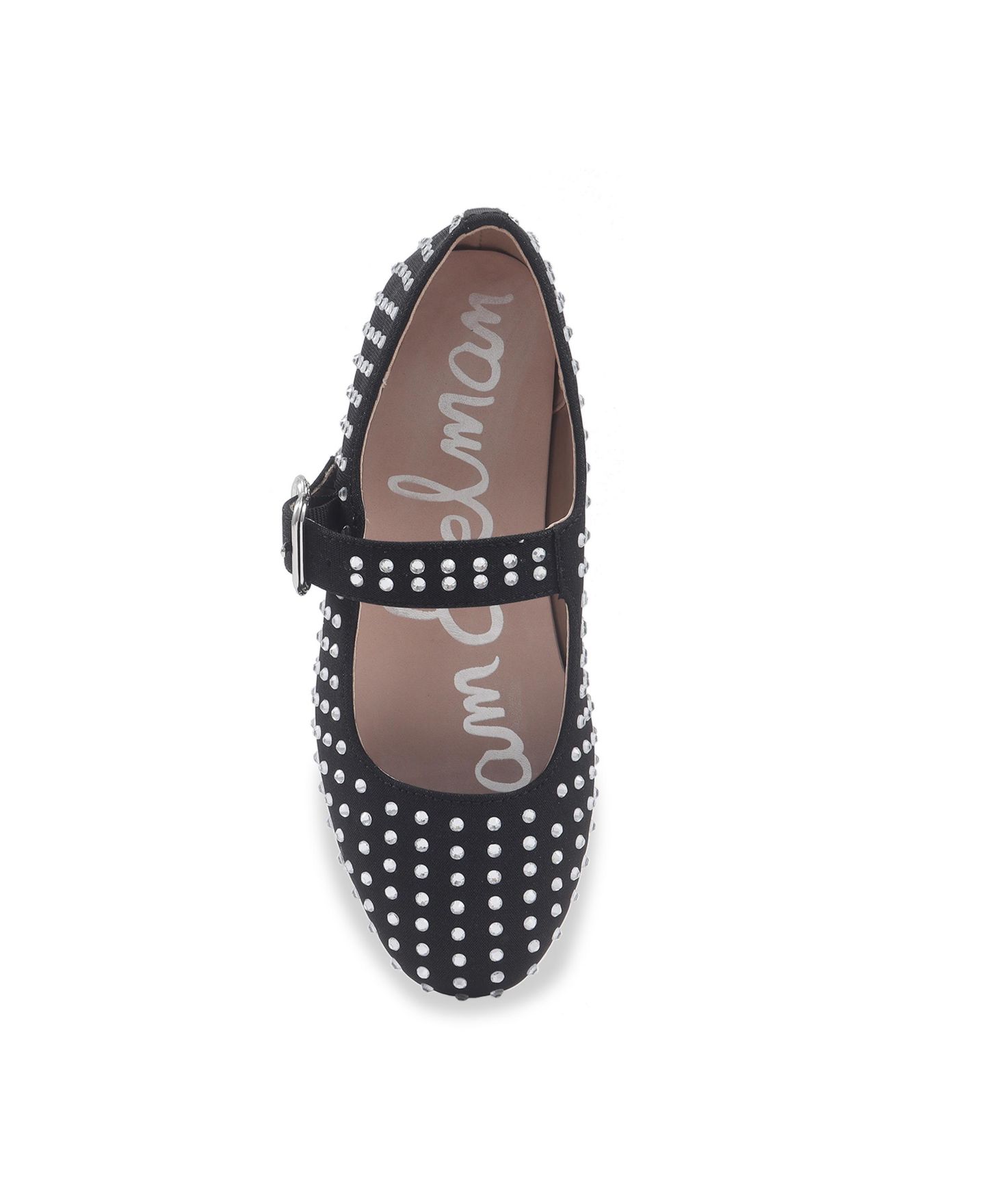 Балетки Sam Edelman Maeve Michaela Mary Jane Flat для девочек, цвет: Чёрный — фото 5