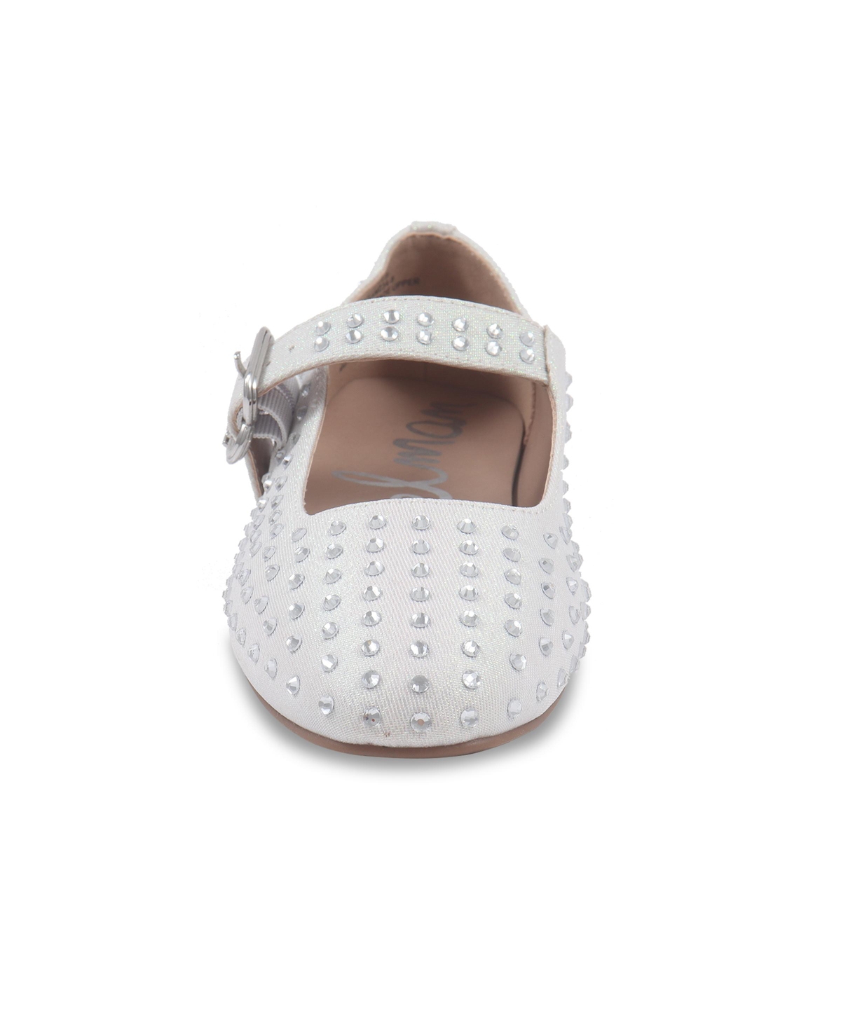 Sam Edelman Little And Big Girls Maeve Michaela Mary Jane Flat In White