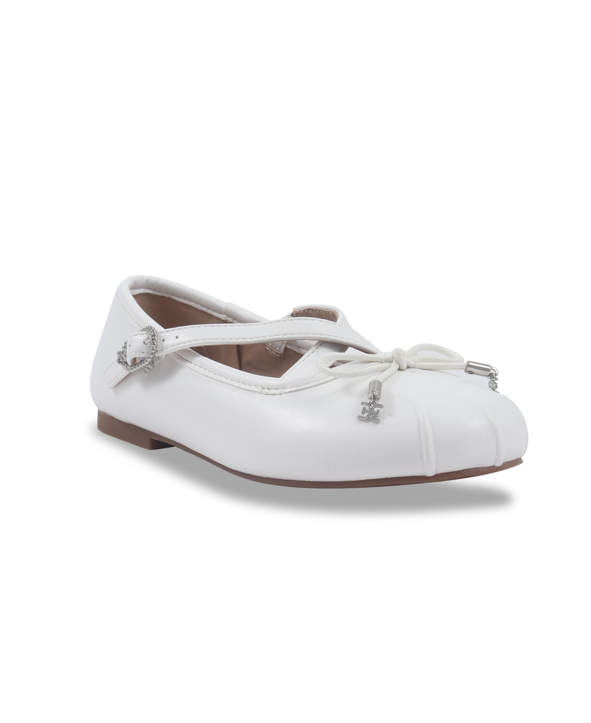 SAM EDELMAN LITTLE AND BIG GIRLS FELICIA CROSSTRAP BALLET FLAT 