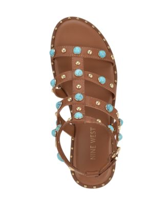 Women's Mindela Embellished Flat Gladiator Sandals