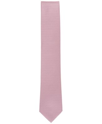 Men's Lugano Solid Textured Tie, Exclusively at Macy's