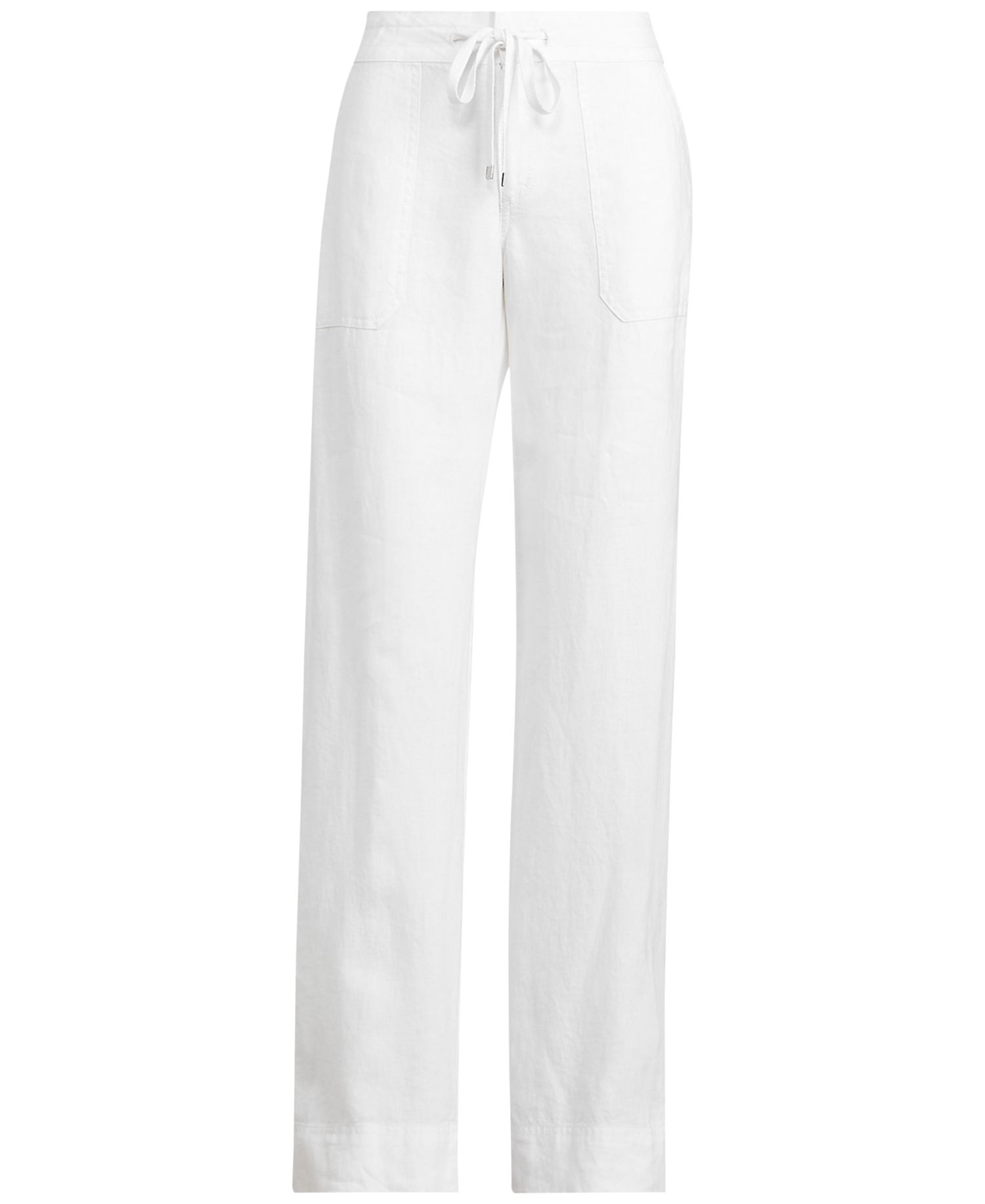 Petite Wide-Leg Linen Pants