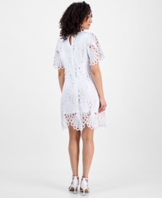 sandra darren lace dress Sandra Darren Mint Lace Dress Sz 6 S (4-6)