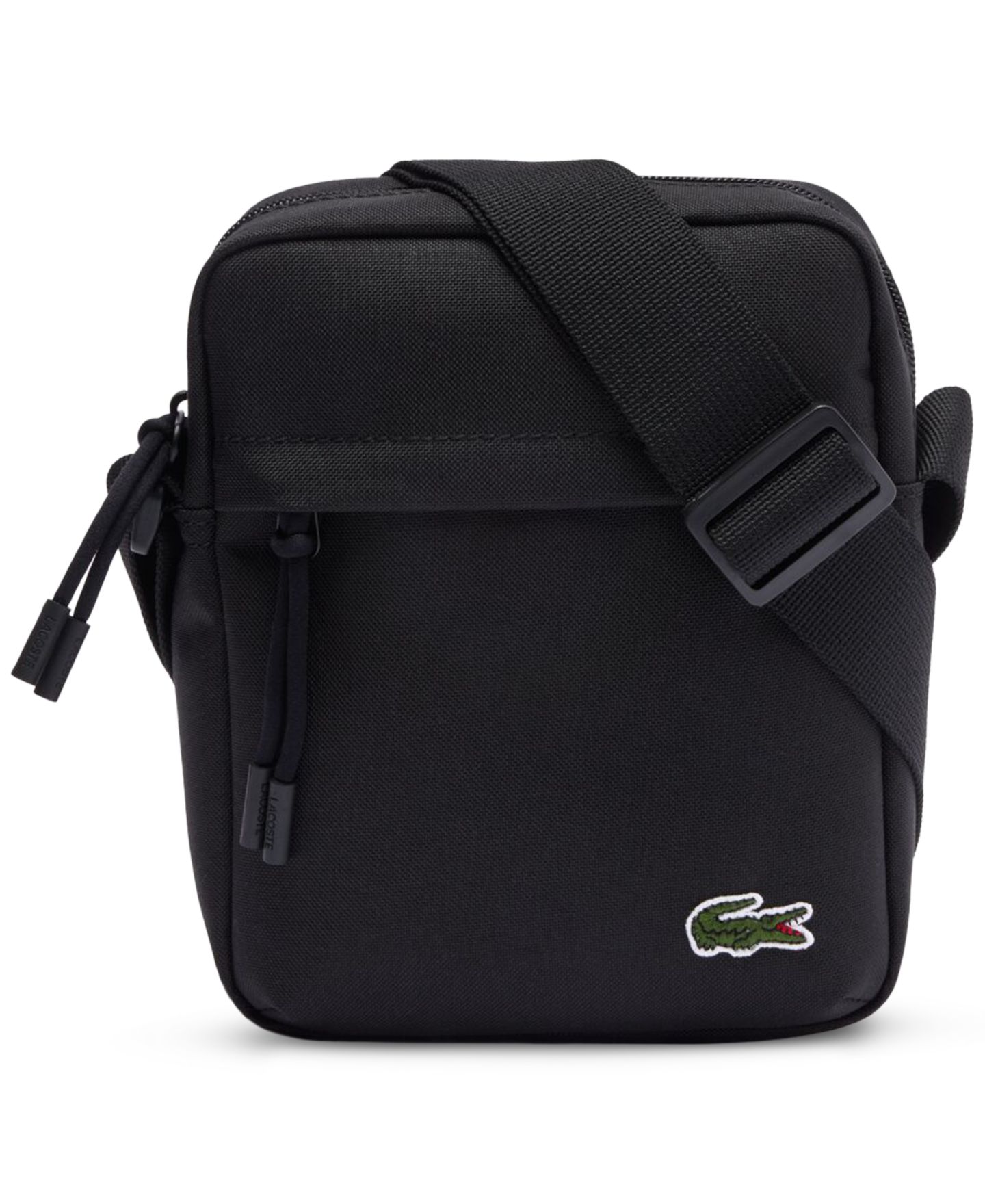 Мужская сумка Lacoste Logo Camera, цвет: Чёрный — фото 1