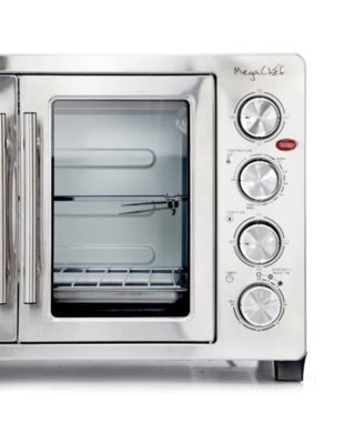 45 Quart Electric French Door Rotisserie Convection Counter Top Oven
