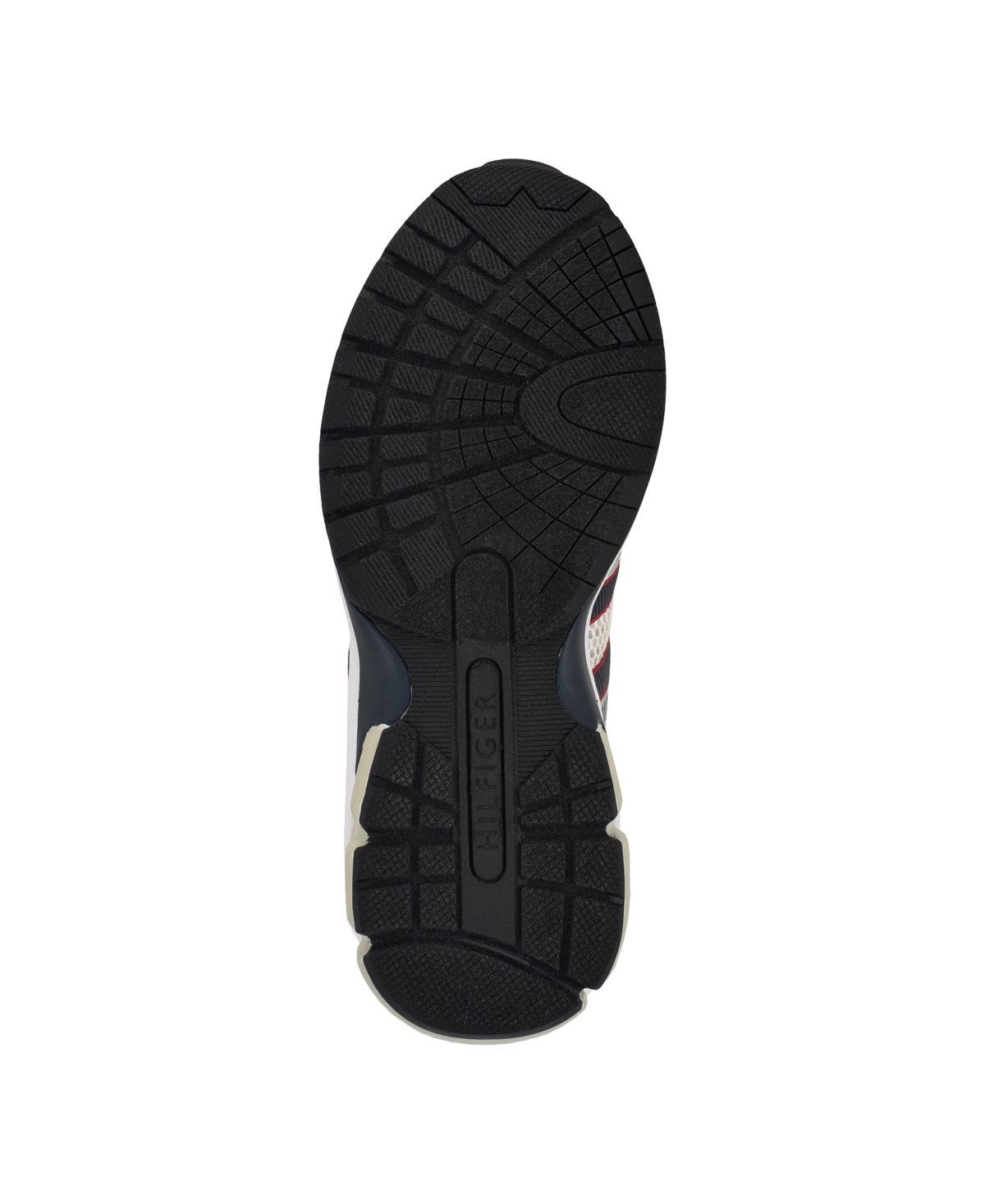 Tommy Hilfiger Men's Pug Lace Up Jogger Sneakers In Silver Multi