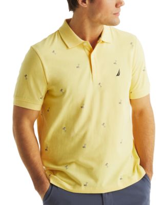 Nautica - Men's Short Sleeve Cocktail Print Polo Shirt