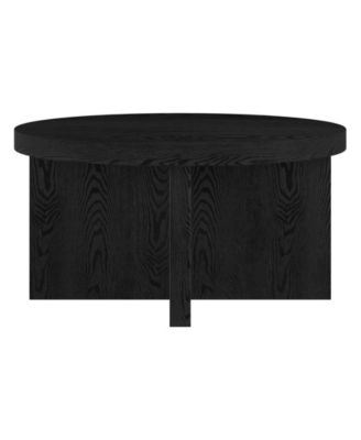 33" Elna Wide Round Coffee Table