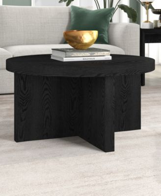 33" Elna Wide Round Coffee Table