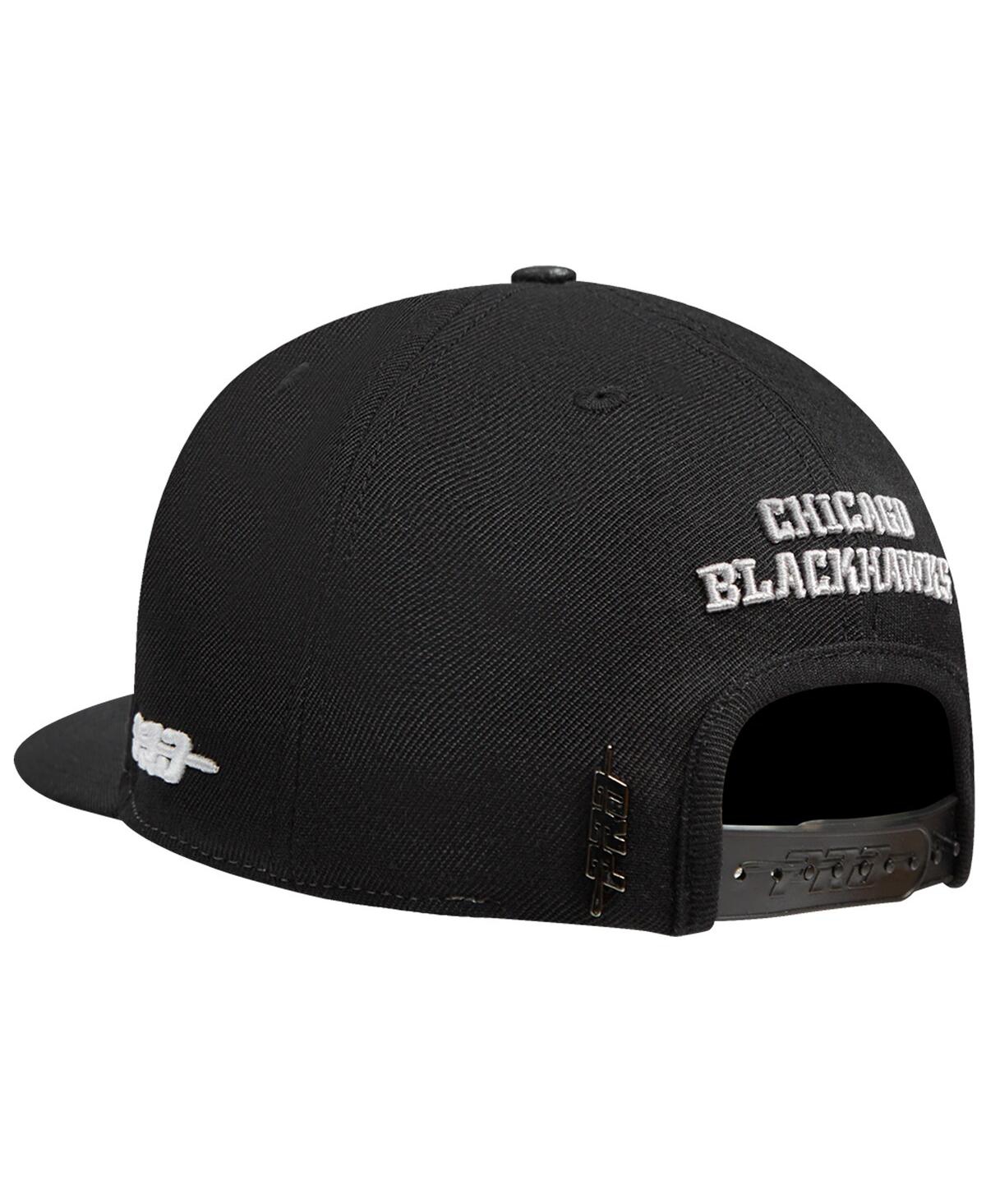 Shop Pro Standard Men'sâ Cream Chicago Blackhawks French Terry Snapback Hat