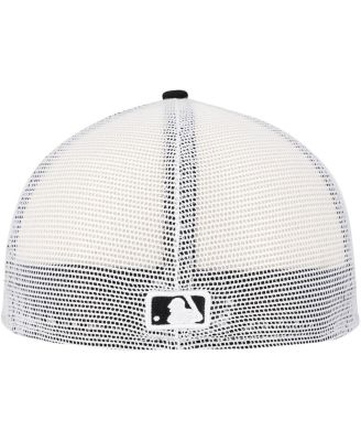 Men's Black Chicago White Sox Team Color 59FIFTY Trucker Fitted Hat