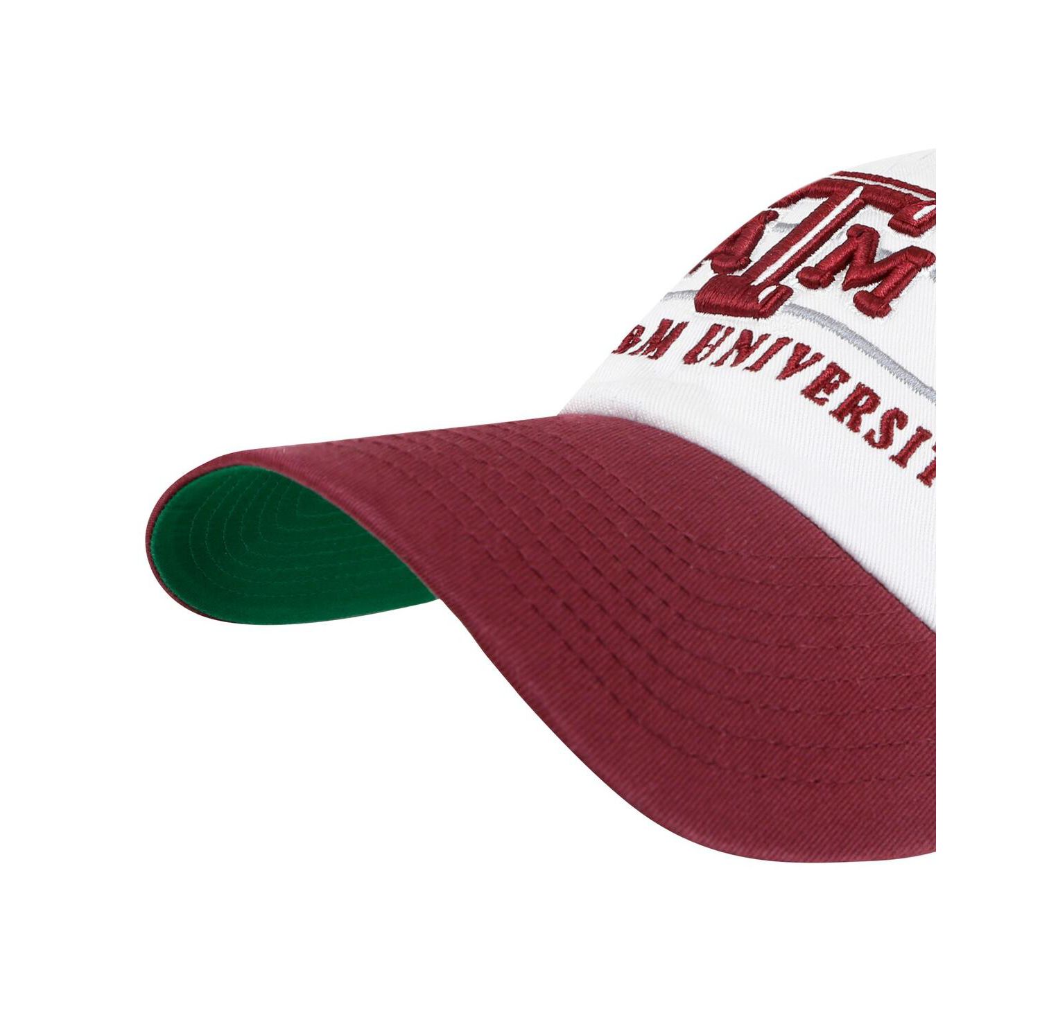 Men's White Texas A & M Aggies Gridiron Clean Up Adjustable Hat