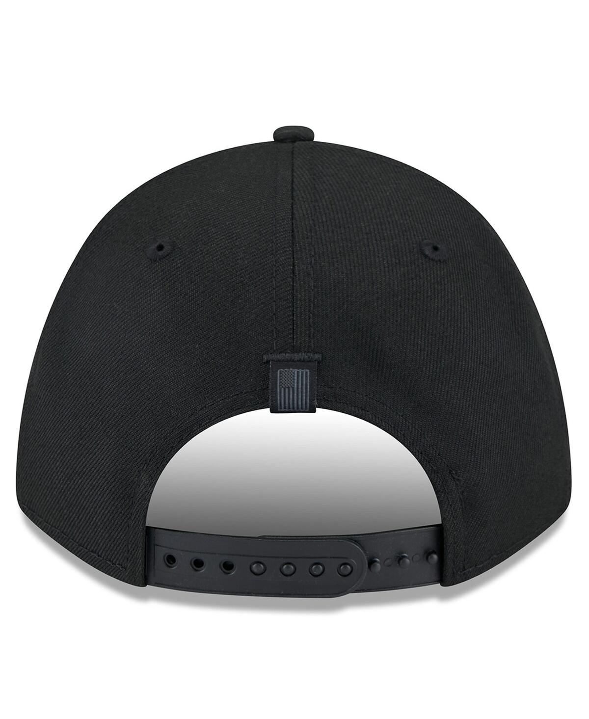 New Era Men's Black Chase Elliott American Flag 9forty M-crown A-frame Adjustable Hat In Black