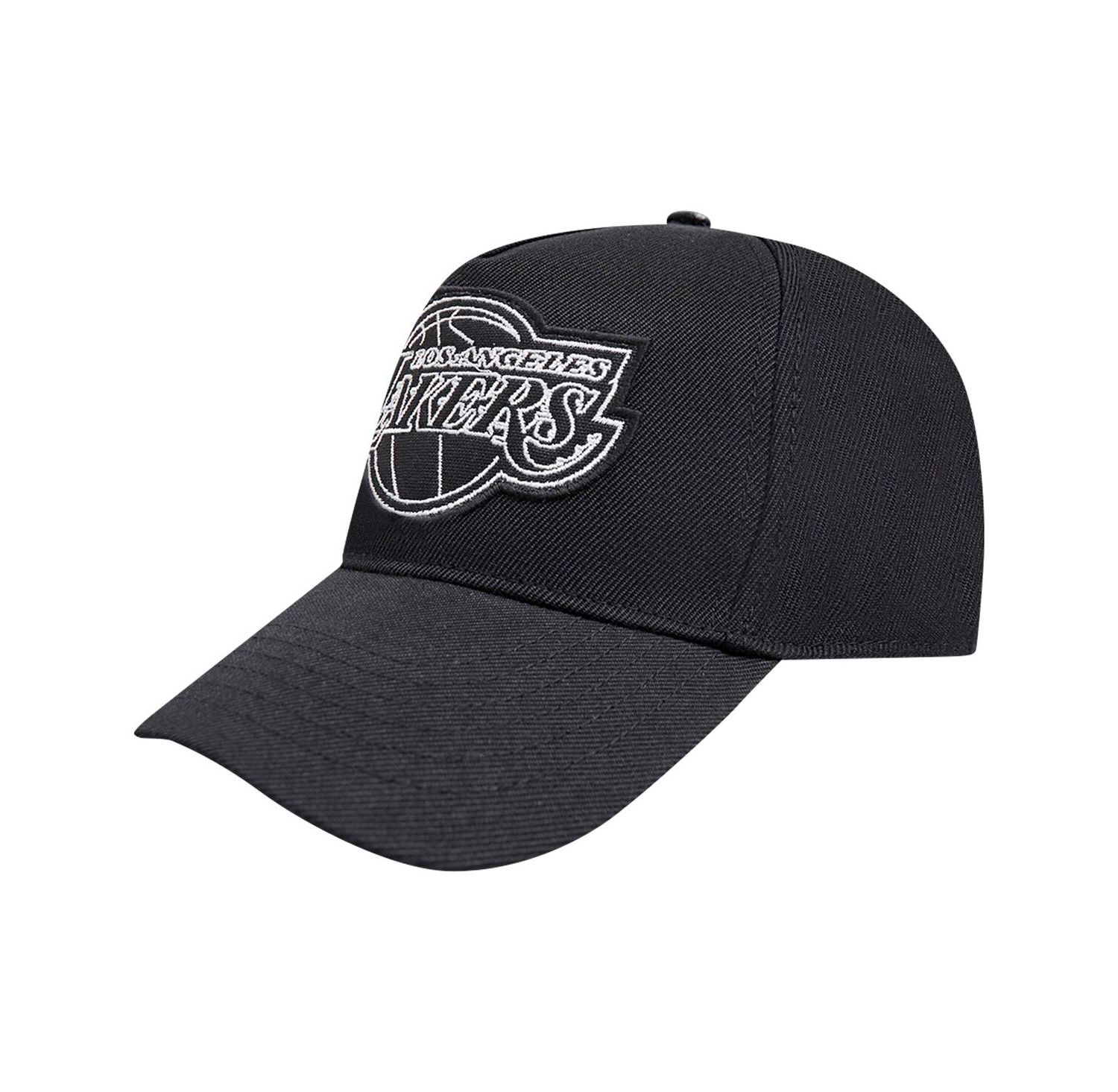 Men's Black Los Angeles Lakers Paint the City Pinch Front Snapback Hat