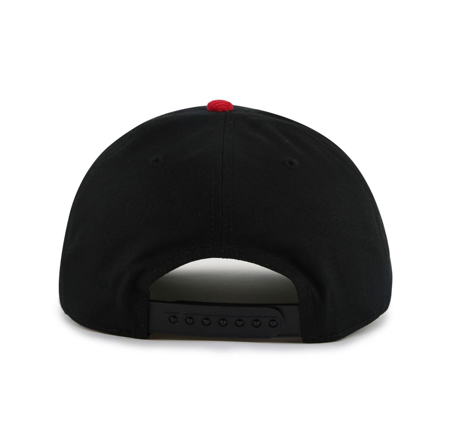Men's Black/Red New Jersey Devils Burnett Adjustable Hat