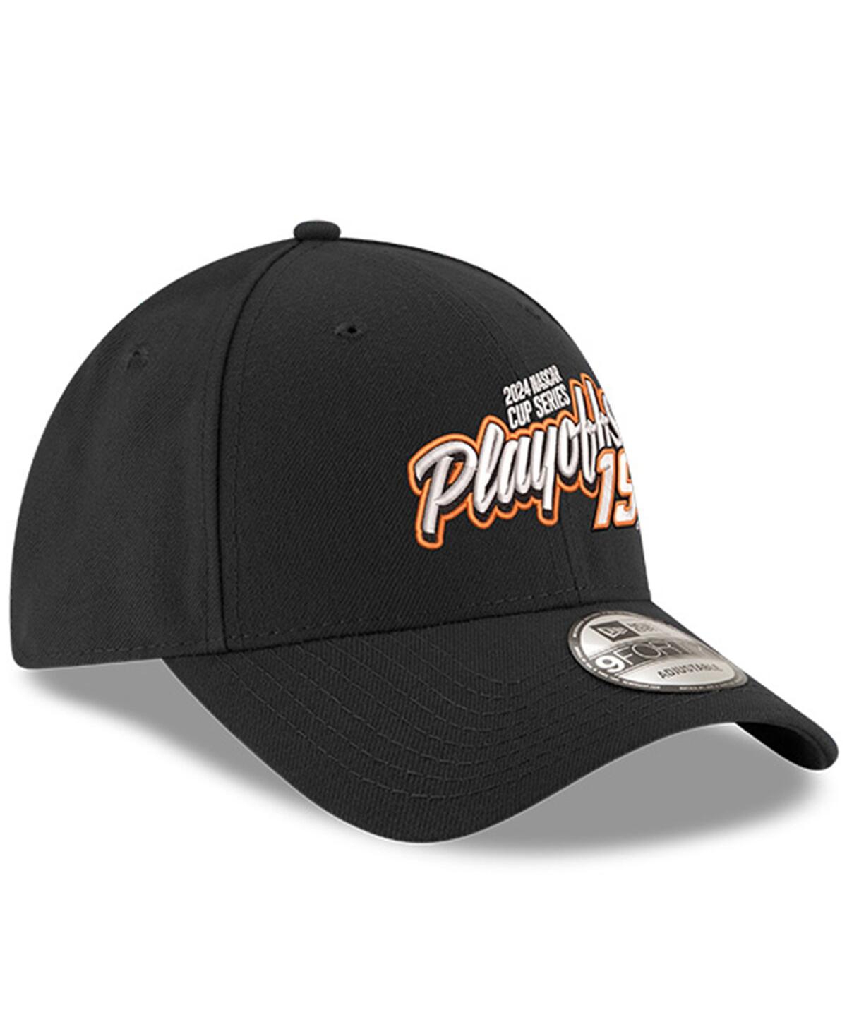 NEW ERA MEN'S BLACK MARTIN TRUEX JR 2024 NASCAR CUP SERIES PLAYOFFS 9FORTY ADJUSTABLE HAT 