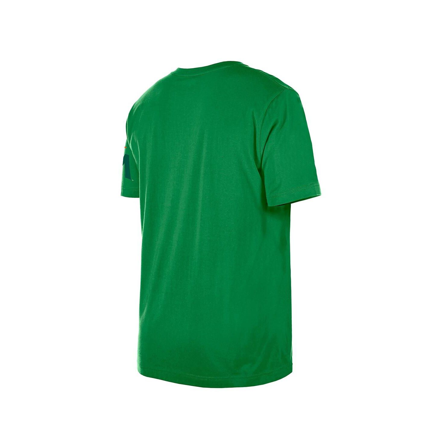 Мужская футболка New Era Kelly Green Minnesota Twins St. Patrick's Day Shamrock Fill — фото 2