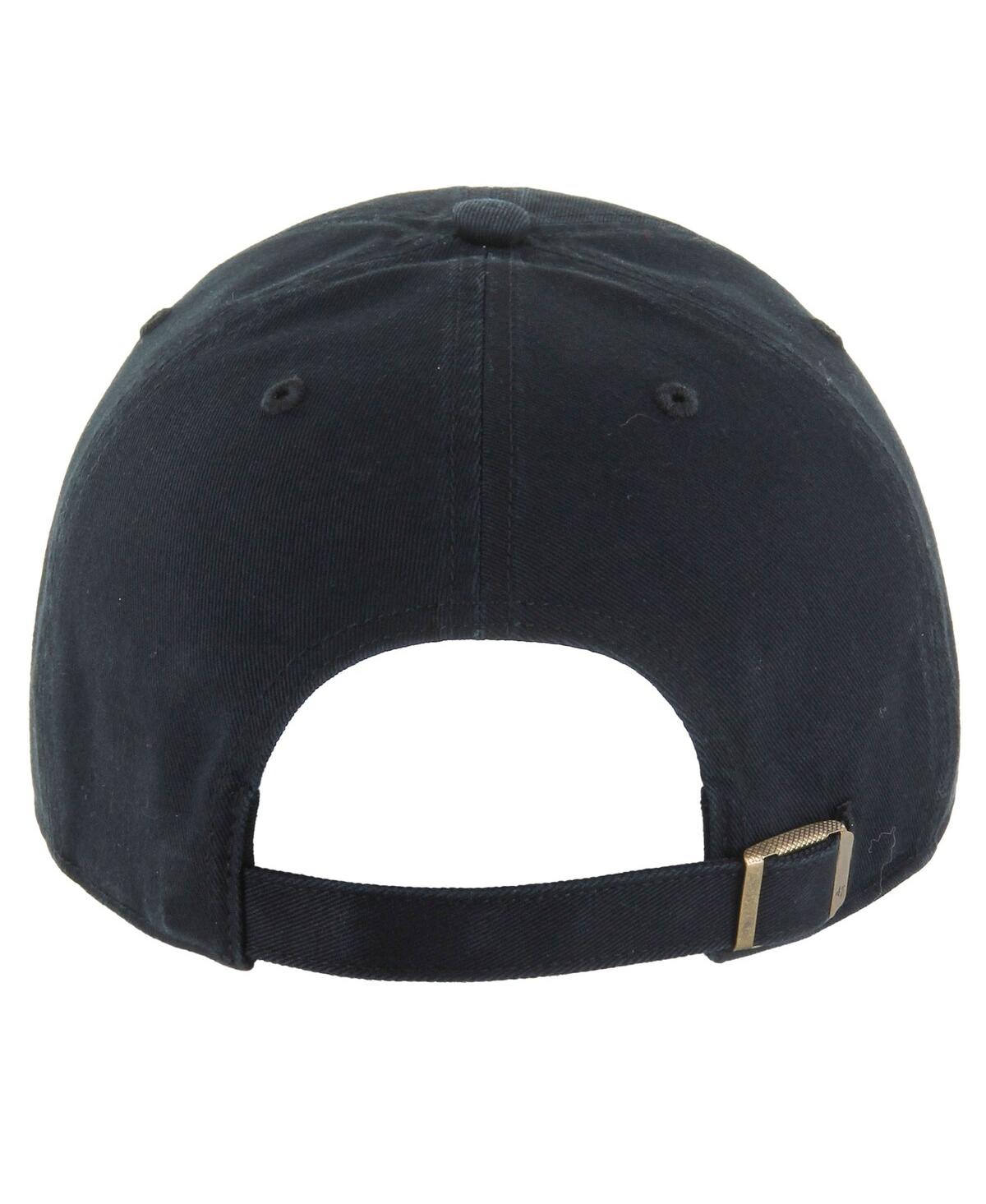 47 Brand Men's Black Team Penske Clean Up Adjustable Hat In Black