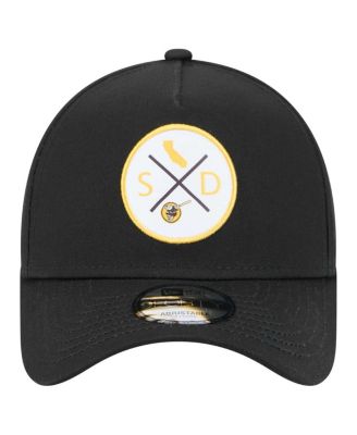 Men's Black San Diego Padres 9FORTY A-Frame Adjustable Hat