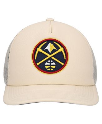 Men's Cream Denver Nuggets Trucker Adjustable Hat