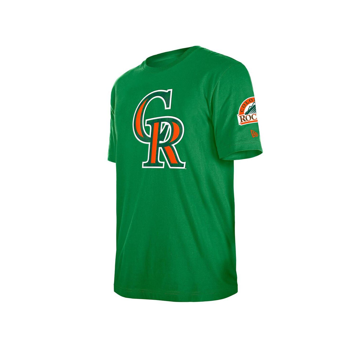 Men's Kelly Green Colorado Rockies St. Patrick's Day Shamrock Fill T-Shirt