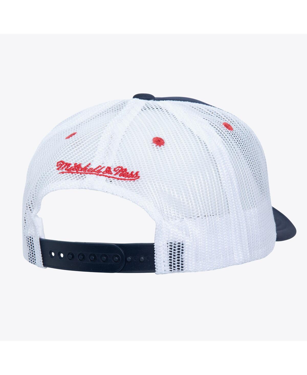 Mitchell & Ness Men's Navy Boston Red Sox Sideline Trucker Adjustable Hat In Navy