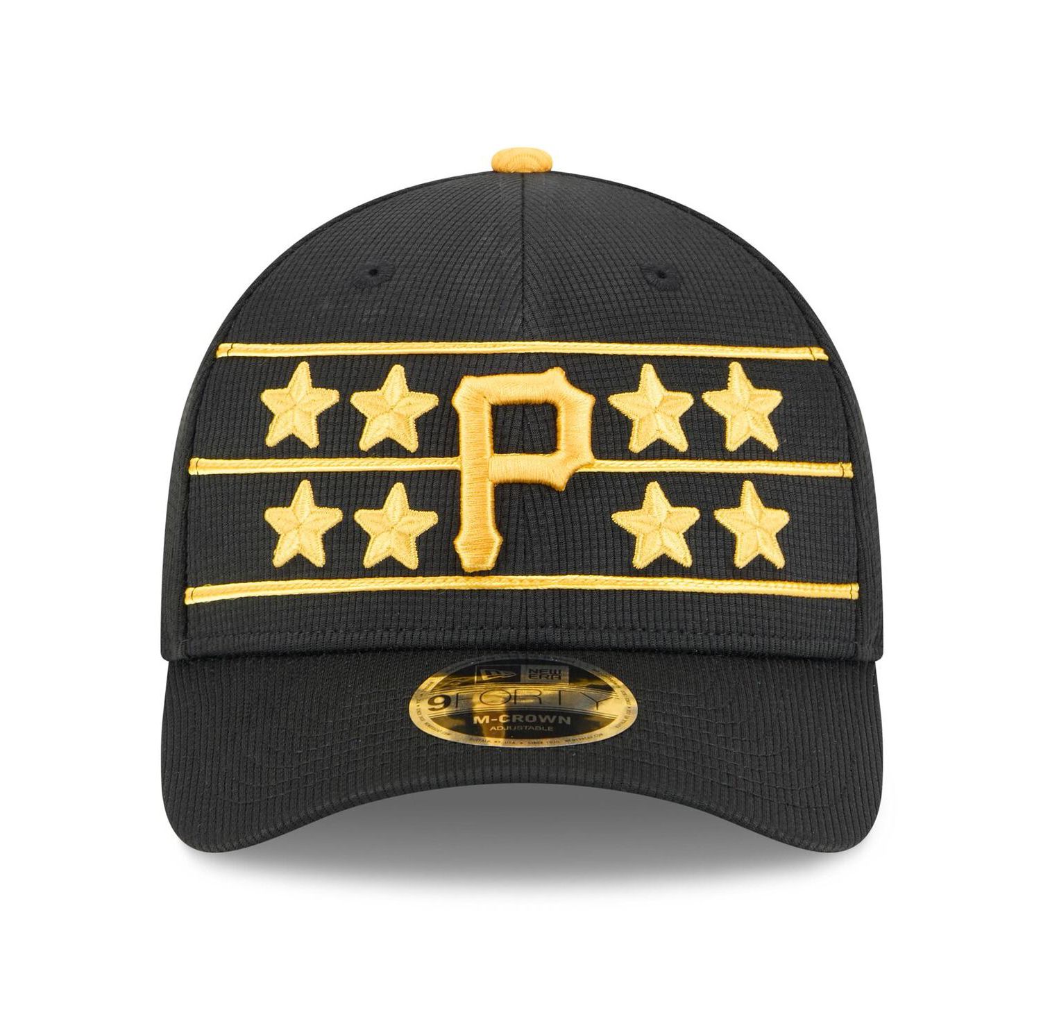 Men's Black Pittsburgh Pirates 2025 Batting Practice 9FORTY M-Crown Adjustable Hat