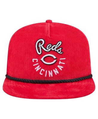Men's Red Cincinnati Reds Full Circle Corduroy&nbsp;Golfer Adjustable Hat