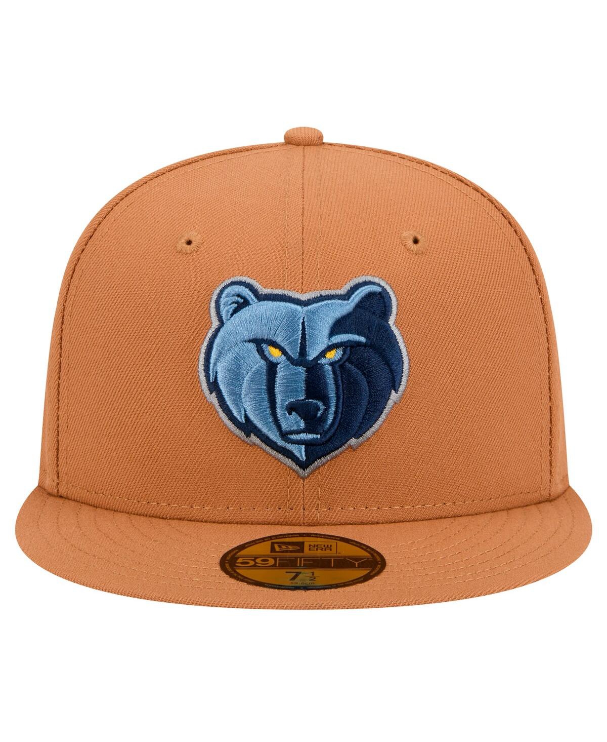 New Era Men's Tan Memphis Grizzlies Color Pack 59fifty Fitted Hat ...