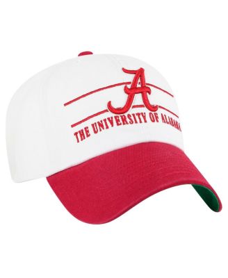 Men's White Alabama Crimson Tide Gridiron Clean Up Adjustable Hat
