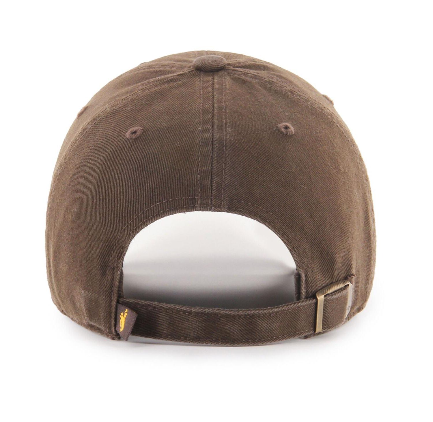Men's Brown Wyoming Cowboys Vintage Clean Up Adjustable Hat